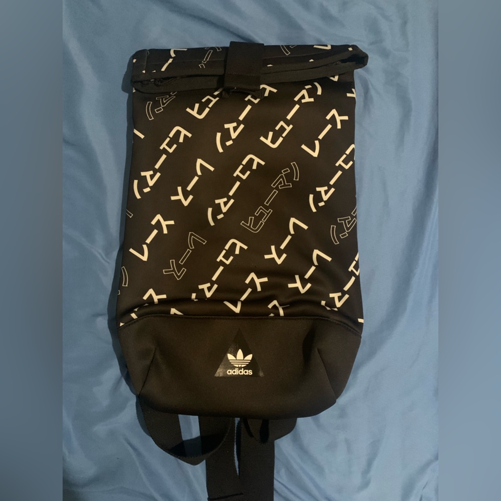 Adidas Roll Top Rucksack Backpack Rare